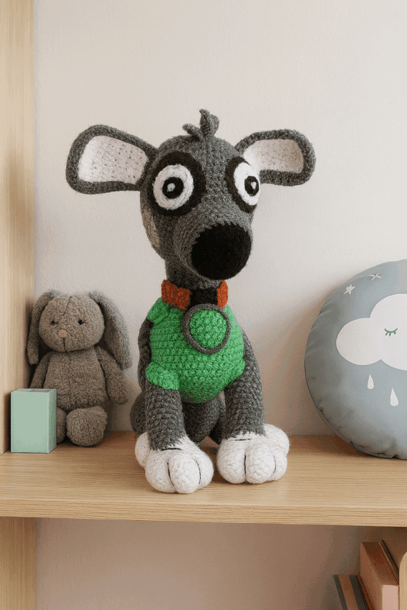 Rocky – Mancs Őrjárat / Crochet Rocky dog – Paw Patrol - Image 4