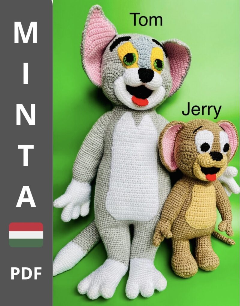 Tom & Jerry horgolásminta - magyar - pdf