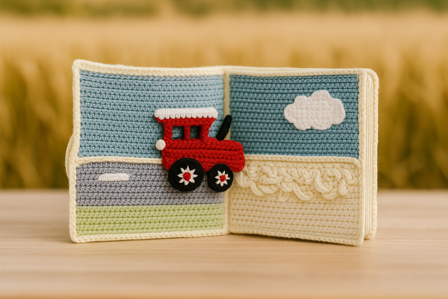 Horgolt interaktív mesekönyv horgolásminta pdf - A farmon - Image 8