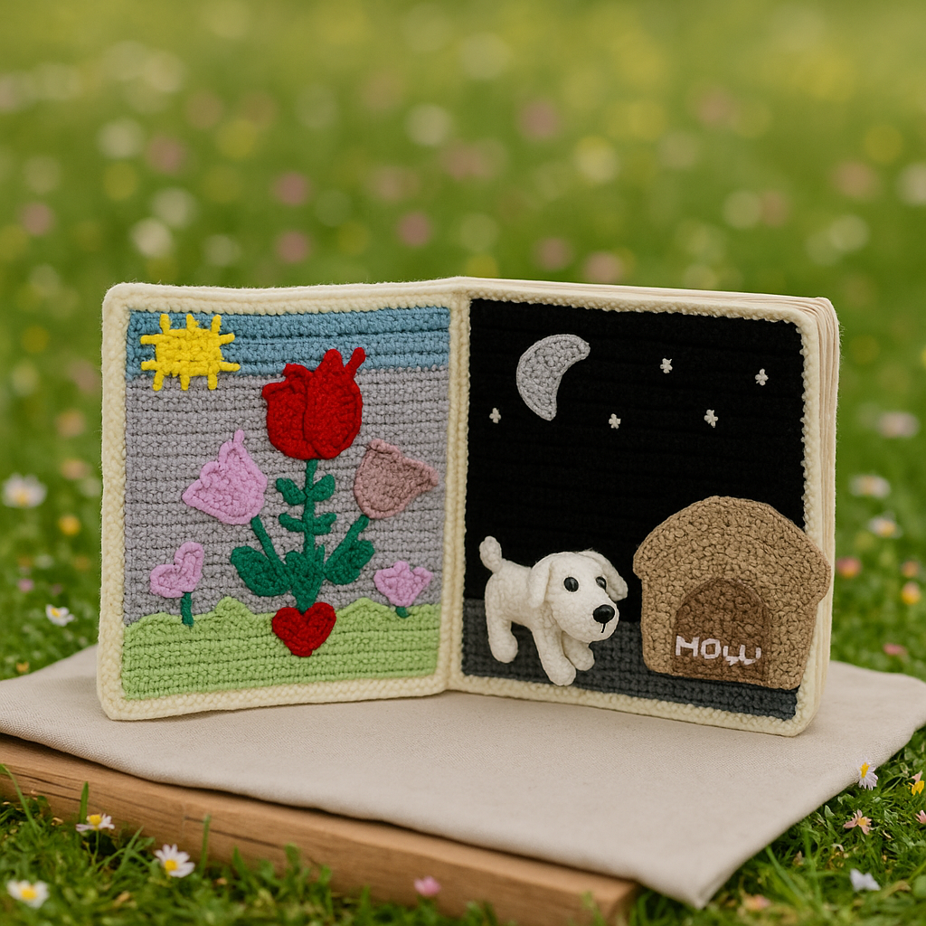 Horgolt interaktív mesekönyv horgolásminta pdf - A farmon - Image 7